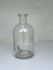 Clear Glass Apothecary Bottle Large Early Pharmacy Chemical Jar Antique