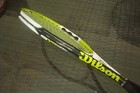 Wilson Ncode N Pro Open Tennis Racquet 4 1 2  Grip - 100 Sq  In 