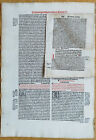 7 Early Printed Post Incunable Leaves  a  - 1489 1550