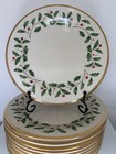 Lenox Holiday Dinner Plates     Set Of 12