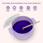 Waxing Kit Silicone Wax Warmer For Hair Removal With 4 Packs Of Hard Wax Bead   