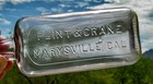 1890s Marysville  California  yuba Co   flint   Crane  Drug 5 5  Medicine Bottle