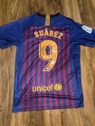 Luis Suarez  Signed Barcelona Champions League Home Shirt With Coa Included