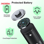 18650 Rechargeable Battery 3 7volt Li-ion Batteries 9900mah Button Top For Led F