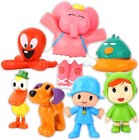 7 Pcs Pocoyo Toys - Action Figure Doll Toy - Nina  Elly  Pato  Fred  Loula Kids