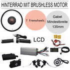 26 In Electric Bicycle Motor E-bike Rear Wheel Conversion Kit Lcd Kit 48v 1000w