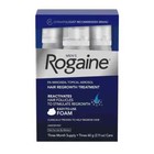 Rogaine Men s 5  Minoxidil Foam For Hair Regrowth  3 Month Supply