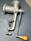 Vintage Universal  323 Meat Grinder Manual Hand Crank Cast Food Chopper Usa