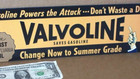 Valvoline -- Pennsylvania Oil -- Uncle Sam -- Edge Of Shelf Sign - Powers Attack