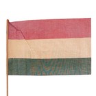 Antique Early 1900s Flag Of Hungary Cotton Muslin