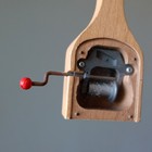 Vintage Music Box 1970s Creative Playthings Wooden Hand Crank Princeton Nj Toy