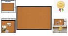 Chic 2  X 3  Framed Cork Bulletin Board In Black - Perfect For Home Or Office