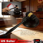 Wooden Auction Gavel With Pleasing Sound  A Judge s Delight For Auction Events 