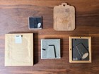 Vintage Picture Frames Art Lot Of 5 Cottagecore Wall Decor Wood Floral Butterfly