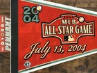 2004 Mlb All Star Game Astros Full Size Pennant Minute Maid Field Rare New Vtg