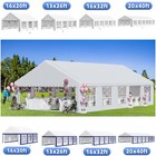 Outdoor Party Tent Carport Heavy Duty Canopy Gazebo 20 x40  16 x32  13 x26 