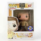  unopened  Funko Pop Rick Grimes 67 Prison Yard Bloody Comic Con Variant 