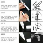 Waterproof Permanent Paint Marker Pen For Car Tyre Tire Tread Rubber Metal Pen