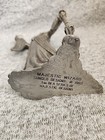 Majestic Wizard 9  Pewter Statue   Sunglo Designs Vintage 1993 Decor The Office