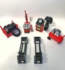 1 18 Scale Tire Shop   Garage Accessories Set     Lift  Tire Machines  Compressor