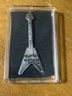 Hard Rock Cafe San Juan Guitar Pin With Display Case 3 5g Sterling Silver  925