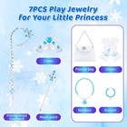Princess Dress Up For Girls 3-10 - Dress Up Clothes For Kids Pretend Play  Li   