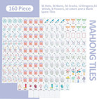2026 American Mahjong Tile Set  4-layer  160 Light Purple Acrylic Engraved Mahjo