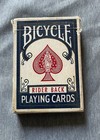 Vintage Open Bicycle Rider Back 808 Playing Cards   Tax Stamp 52 Cards   Box