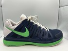 Nike Federer Zoom Vapor 9 Tour Tennis Shoes Mens Sz 12 Nadal Alcaraz Blue Green