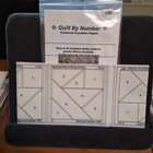 Stars Quilt By Number Numbered Papers Quilting New Pattern Easy Miniature Uncut