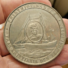1893-1896   1897 Artic Expeditions By Balloon   Ship Andree Nansen Medal C-1808