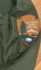 Vintage National Park Service Ranger Jacket Mens M Windbreaker Nylon Rain Coat