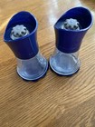 Kuhn Rikon Mini Spice Herb Salt Pepper Grinder Mill Blue Set Of 2