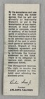 Nfl 1978 12 24 Nfc Playoff Game Ticket Stub Atlanta At Philadelphia Eagles
