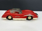 Vintage Asahi Toy Japan Tin Toy Car Mercedes Benz 300slr Red cream Friction