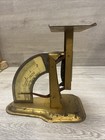 Vintage Liberty Postal Scale Letters Antique Metal Desk Scale 2 Lb Capacity