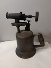 Antique 1940s Otto Bernz Brass Blowtorch Wood Handle Rochester Ny