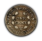 1837 New York 1c Feuchtwanger Cent Token - Ht-268 4e  - Sku-b3911