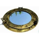 17  Porthole Wall Mirror D  cor Item Antique Finish Nautical Brass Ship Window