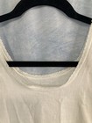 Vintage 1930s 1940s Girls White Cotton Slip Nightgown Ruffle Hem Sz 7 8 30 l