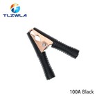 2pcs Car Battery Alligator Clips 30a 50a 100a Crocodile Clamp Red Black Set