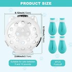 Adjustable Cat Muzzle     Helmet   Anti-scratch Paw Covers For Grooming m 5-10lbs 