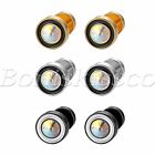 2pcs 8mm Men Women Stainless Steel Round Dumbbell Barbell Studs Earrings Jewelry