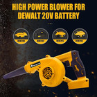 Cordless Leaf Blower For Dewalt 20v Battery Combo 2 In 1  2 Nozzles Extended Tub
