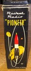 Crystal Radio Set Vintage Original Pioneer Rocket In Store Display Box 1950 s