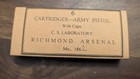 Paper Cartridge Box   44 Caliber  Richmond Arsenal Style