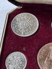 1953 Great Britain Coronation 10 Coin Proof Set In Original Case