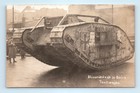 Post Wwi German Freikorps Tank Real Photo Postcard Rppc