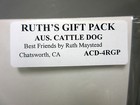 Red   Blue   Queensland Heeler Dog Playing Card Pen   Note Pad Set Ruth Maystead