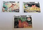 Grenada Grenadines Disney Christmas 1980 Bambi Stamps - 7 Stamps